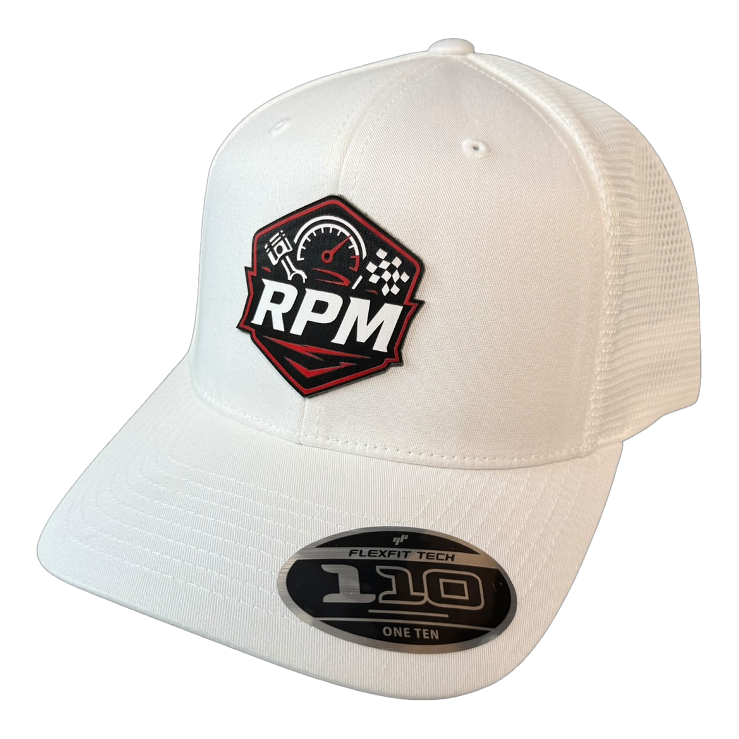 Dr. Parker's RPM White Flexfit Hat