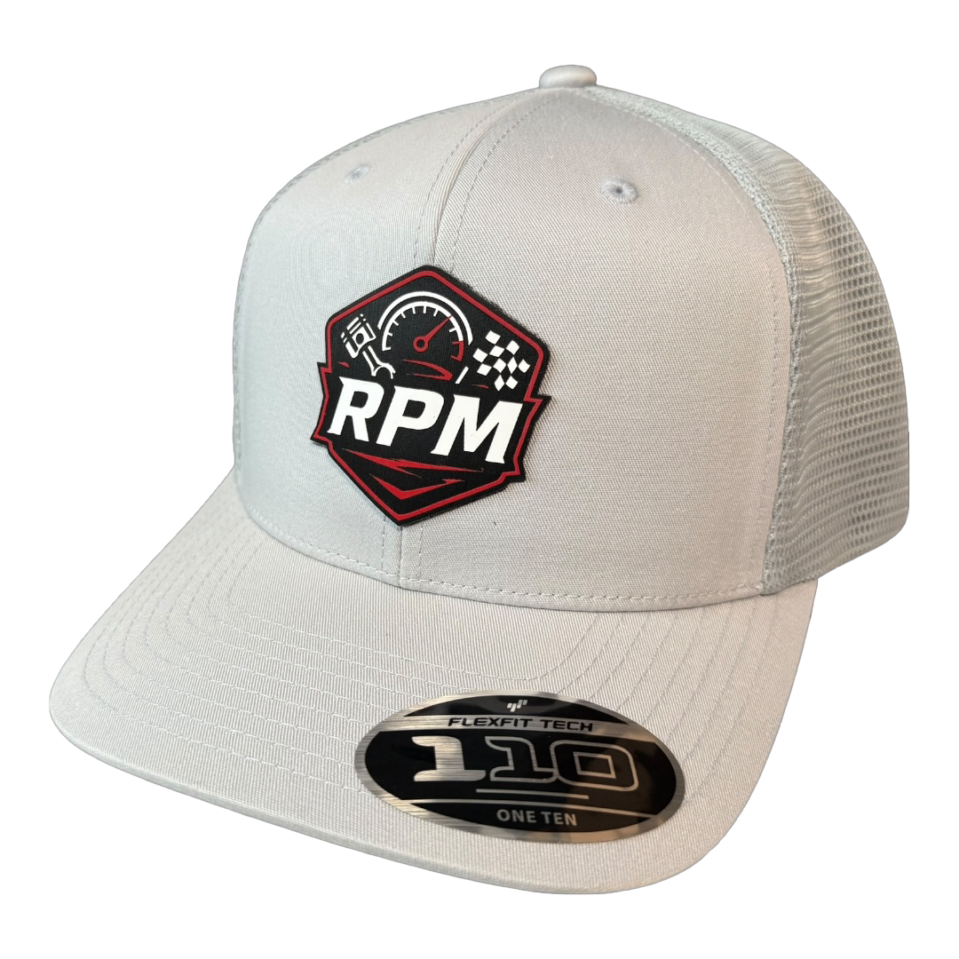 Dr. Parker's RPM Light Grey Flexfit Hat