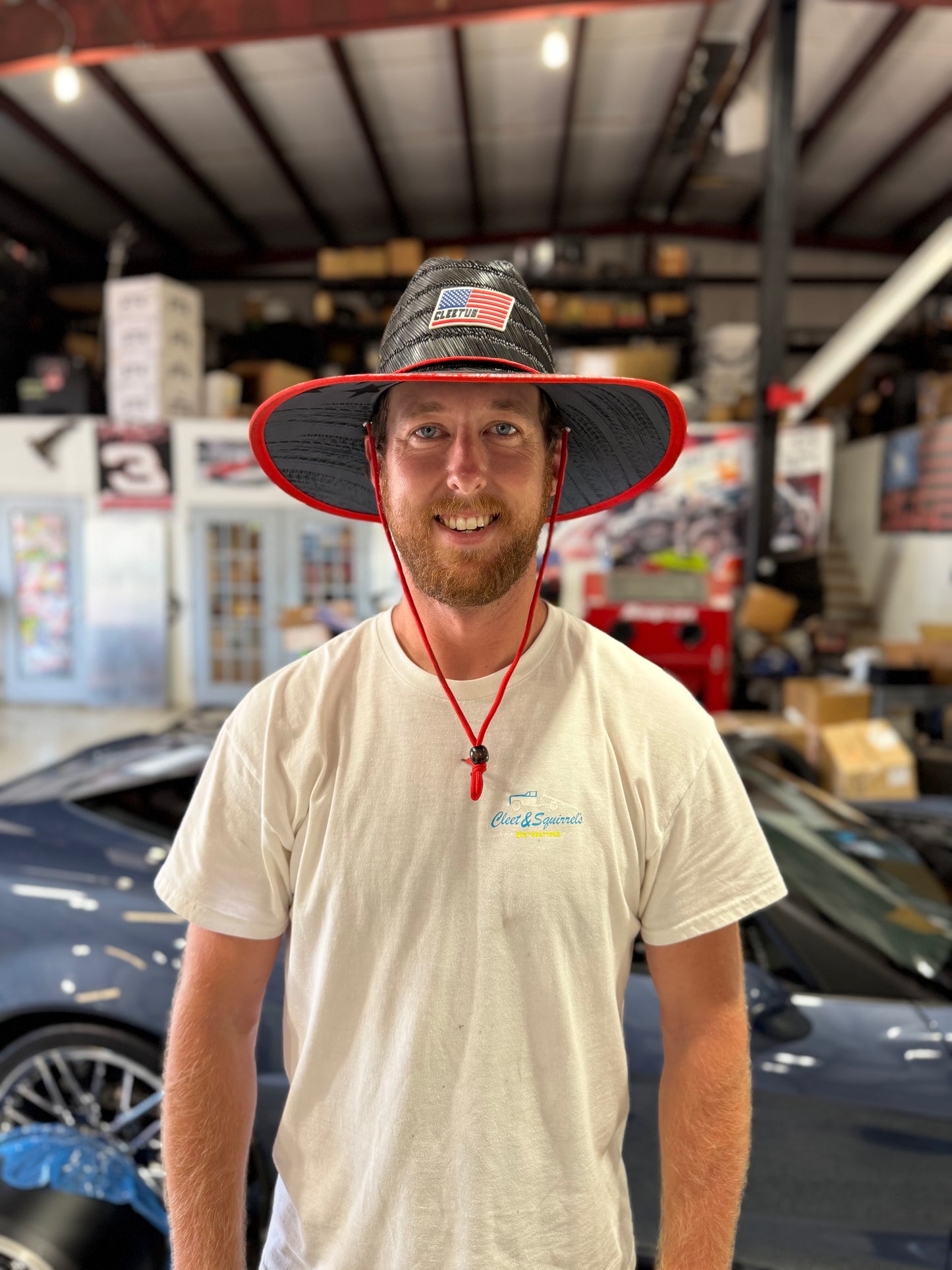 Cleetus Black Straw Hats