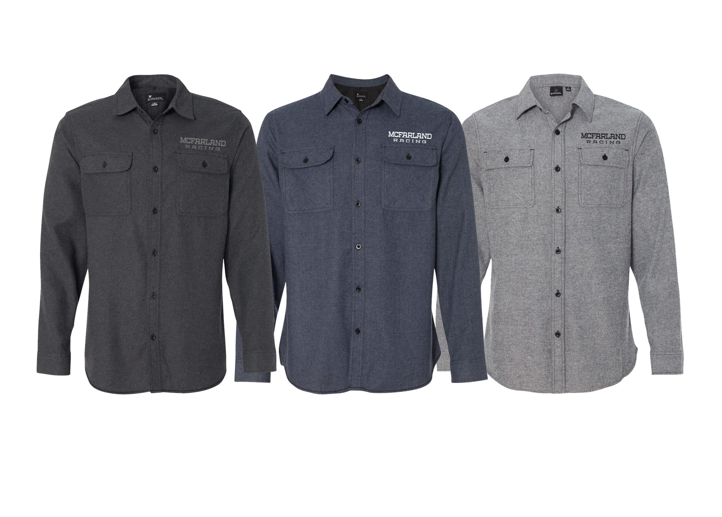 McFarland Racing button down flannel