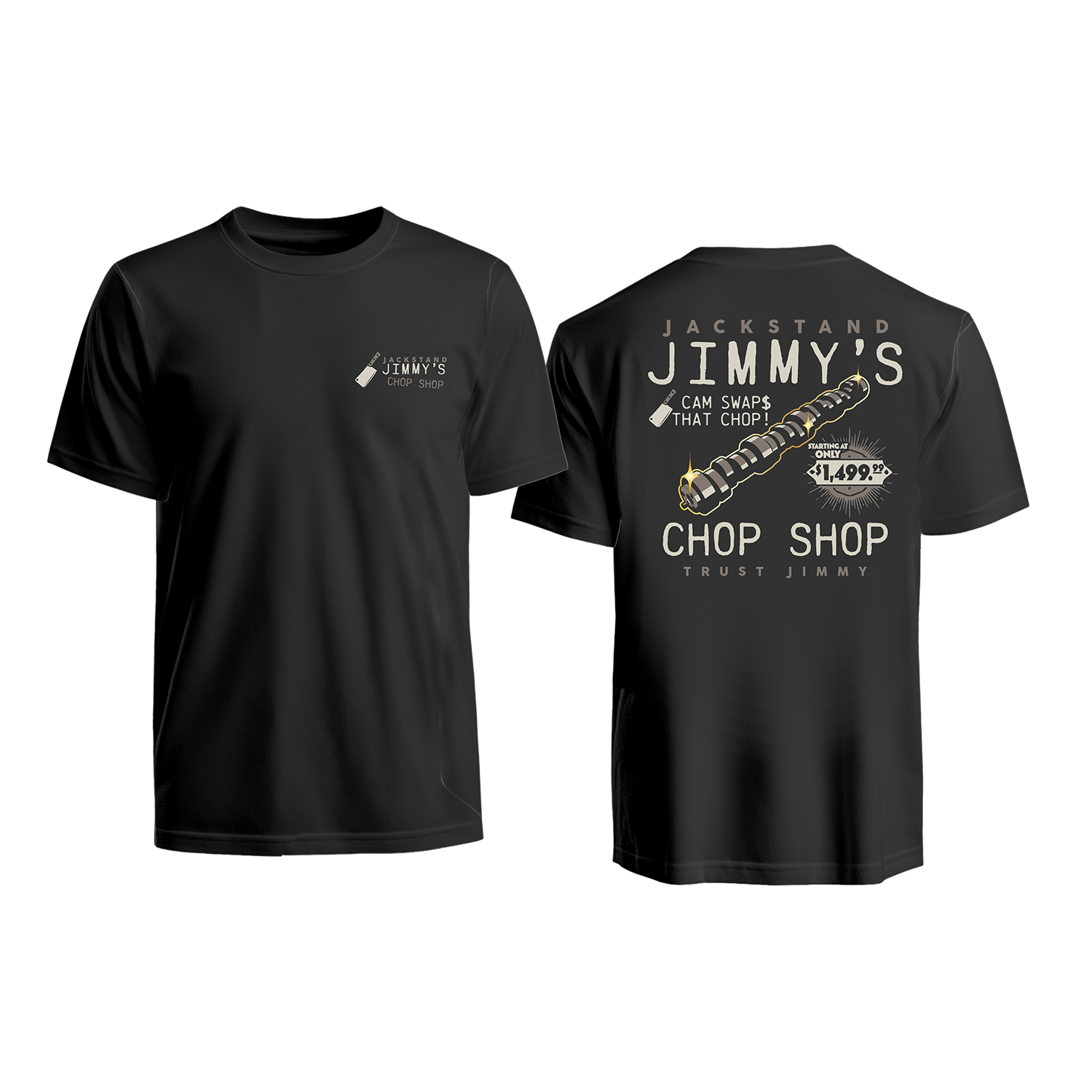 Jackstand Jimmy Chop Shop Shirt – Cleetus Mcfarland