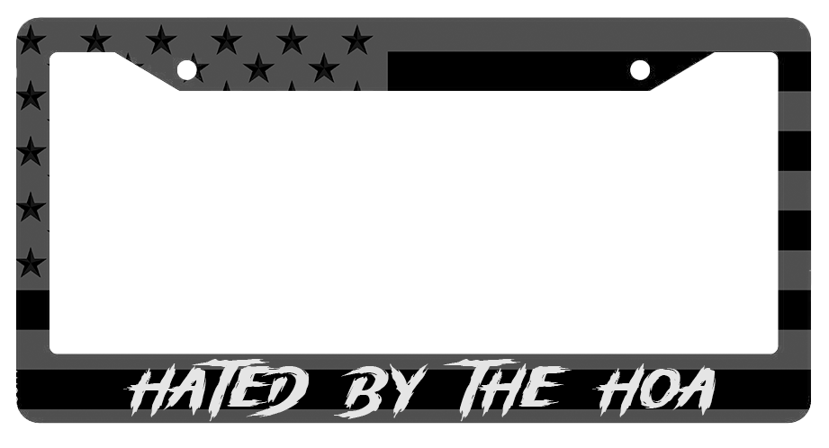 Dr. Parker's Hated by the HOA Plate Frame