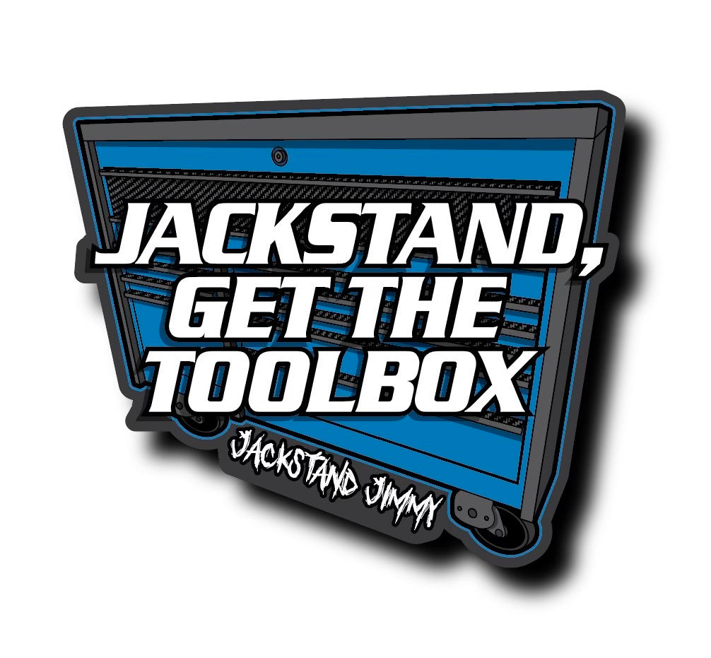 Jackstand Jimmy Toolbox Sticker
