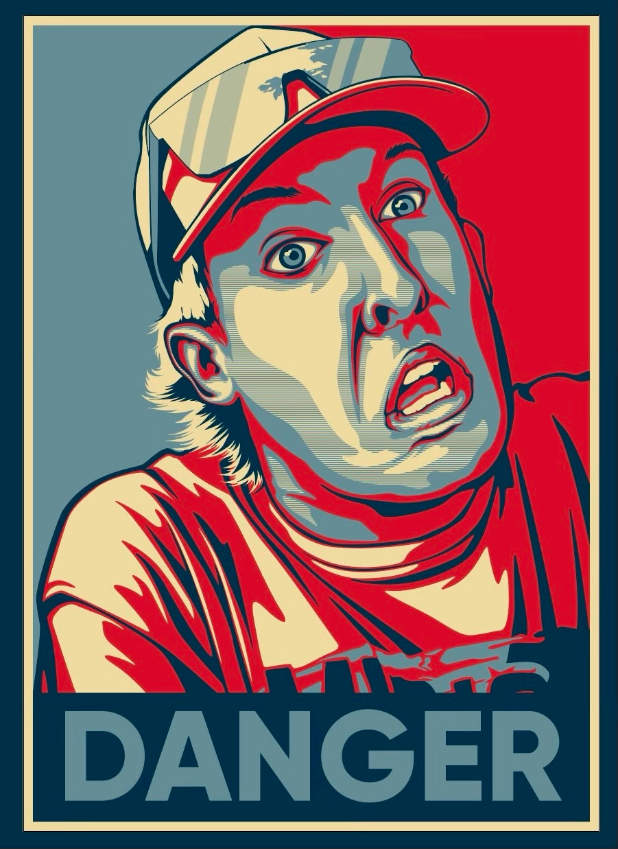 Red White and Blue Danger Shirt