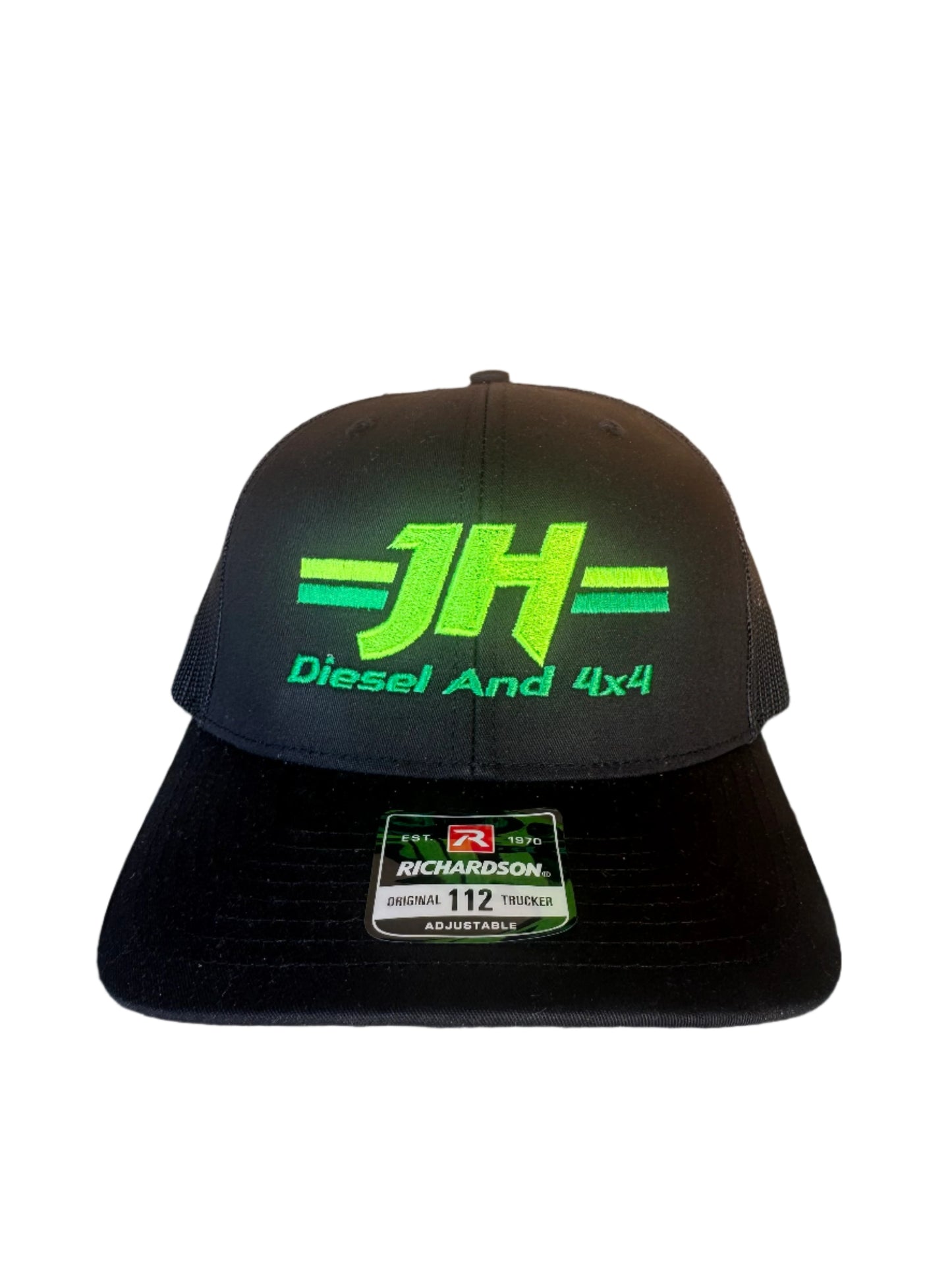 JH's Diesel Green Front Logo Snapback Hat