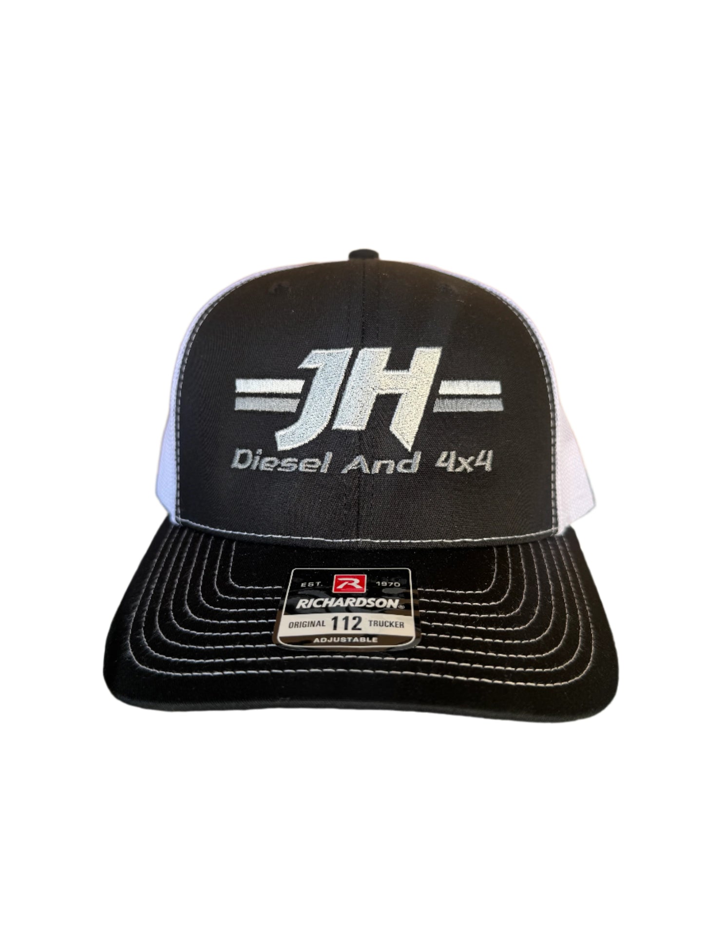 JH Diesel Grey Front Logo Snapback Hat