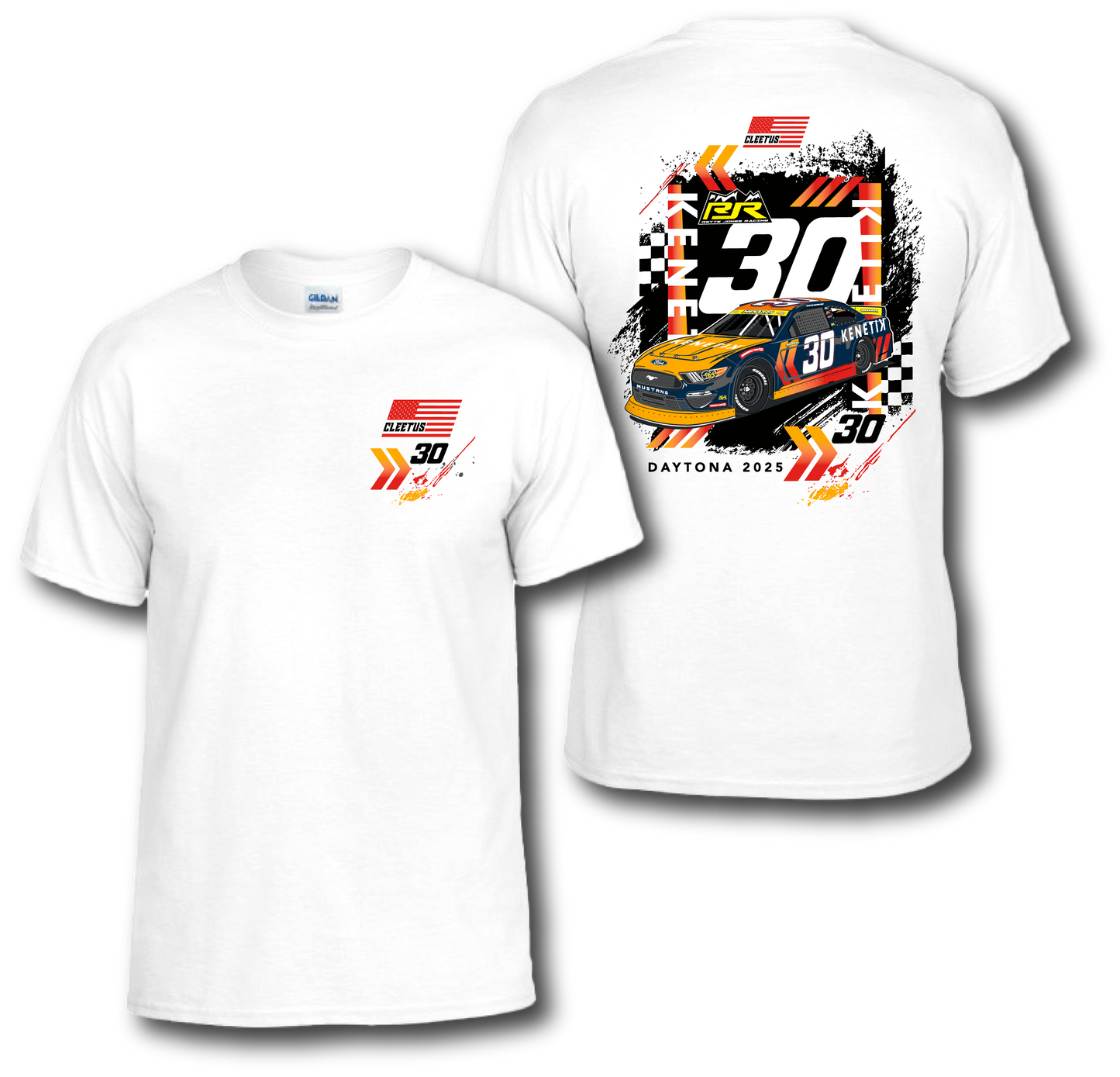 Cleetus Kenetik Nascar Shirt (Black or White)