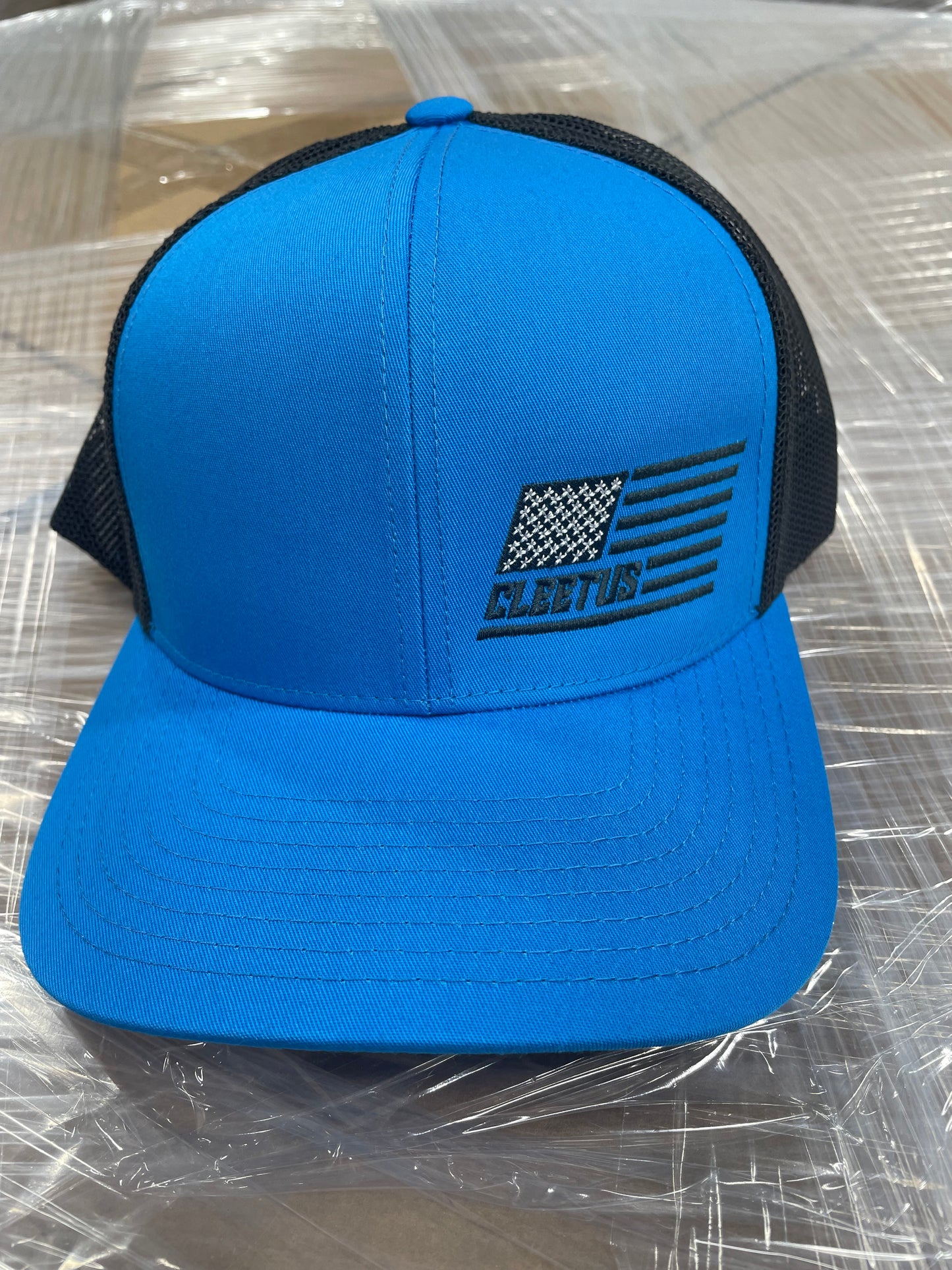 Blue Cleetus Machine Logo Snapback