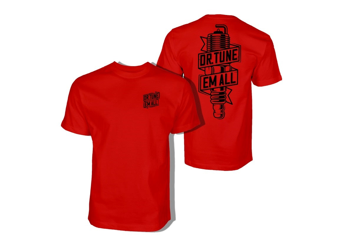 Dr. TuneEmAll's Spark Plug Shirt