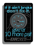 Dr. Tune'EmAll's If it ain't broke, don't fix it Sticker