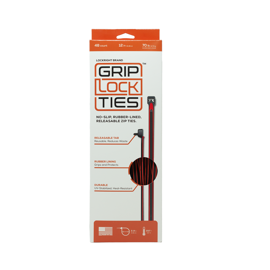 GripLockTies® Ties - Releasable and non-slip tie