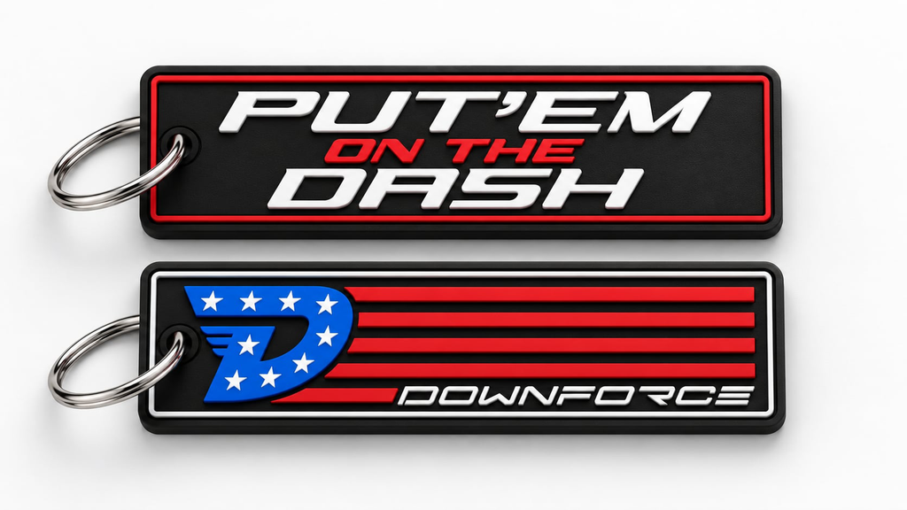Downforce Danny Put Em ON The Dash-Key Tag