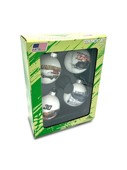 Cleetus Christmas Car Ornament Set