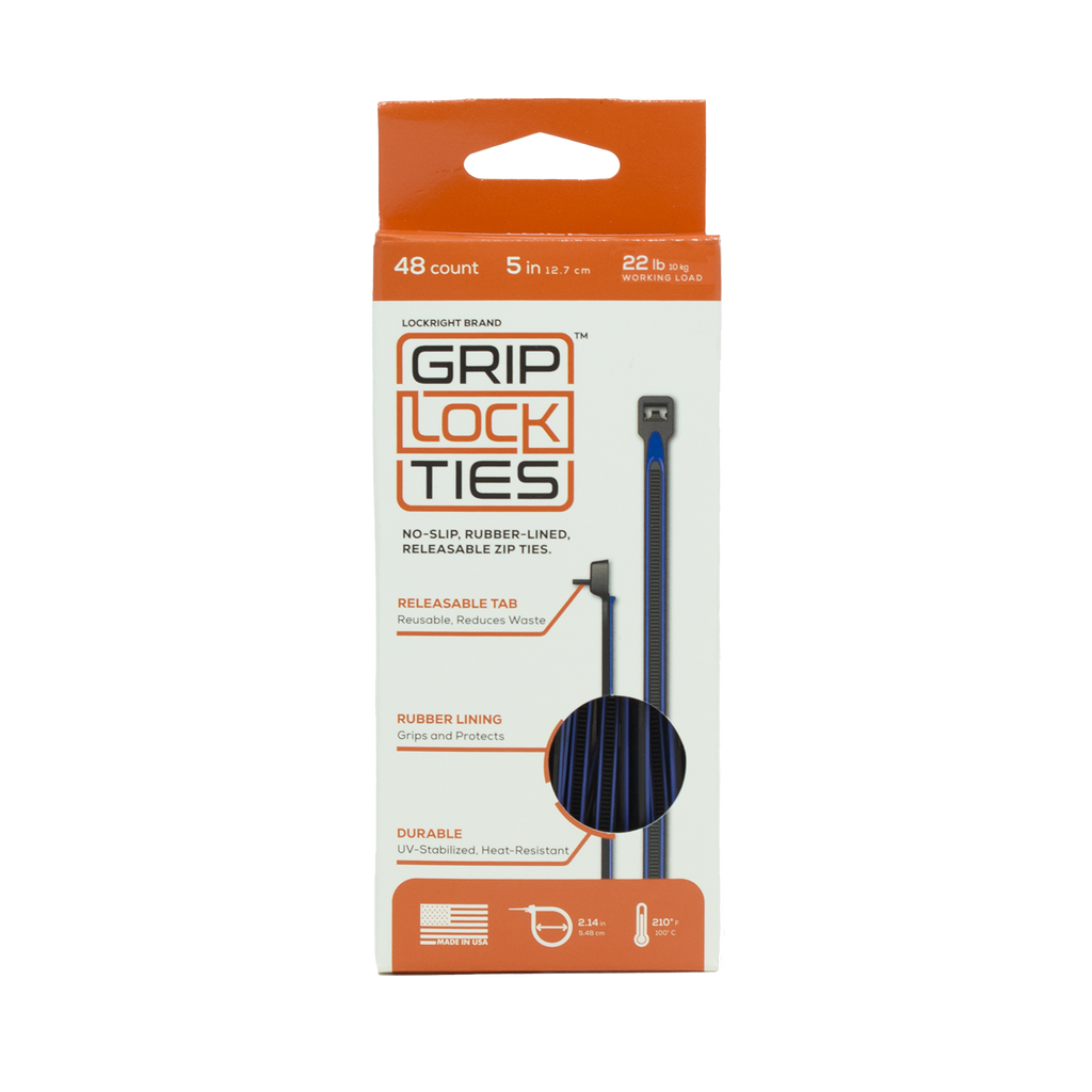 GripLockTies® Ties - Releasable and non-slip tie