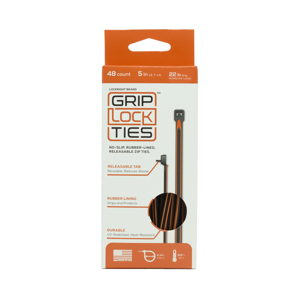 GripLockTies® Ties - Releasable and non-slip tie