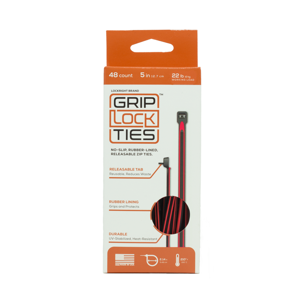 GripLockTies® Ties - Releasable and non-slip tie