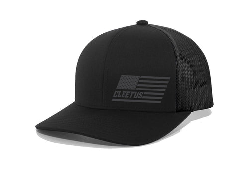 Cleetus Machine Flag Asphalt Snapback