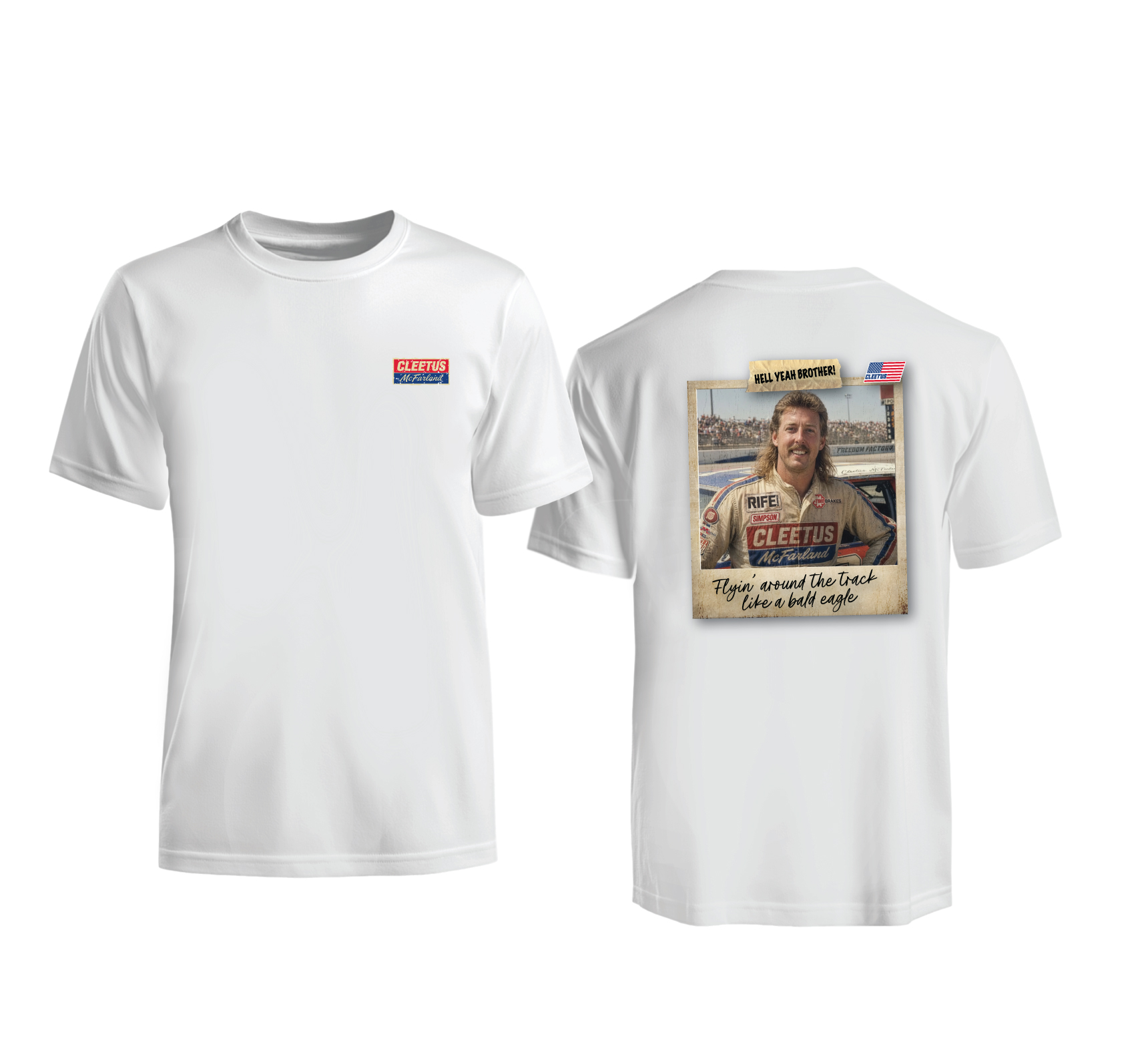 Cleetus McFarland Polaroid-Tee