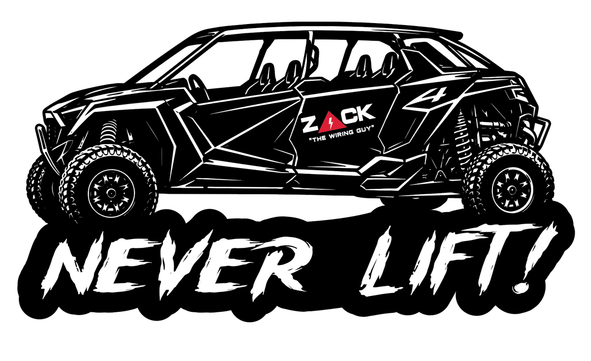 Zack-Never Lift-Sticker