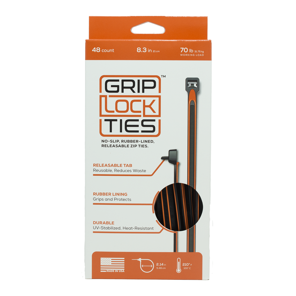 GripLockTies® Ties - Releasable and non-slip tie