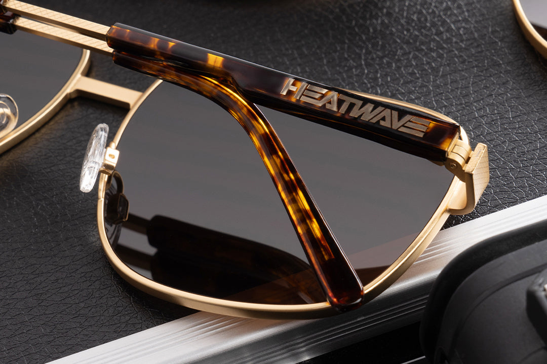 Nimitz Sunglasses: Tortoise Brown Lens