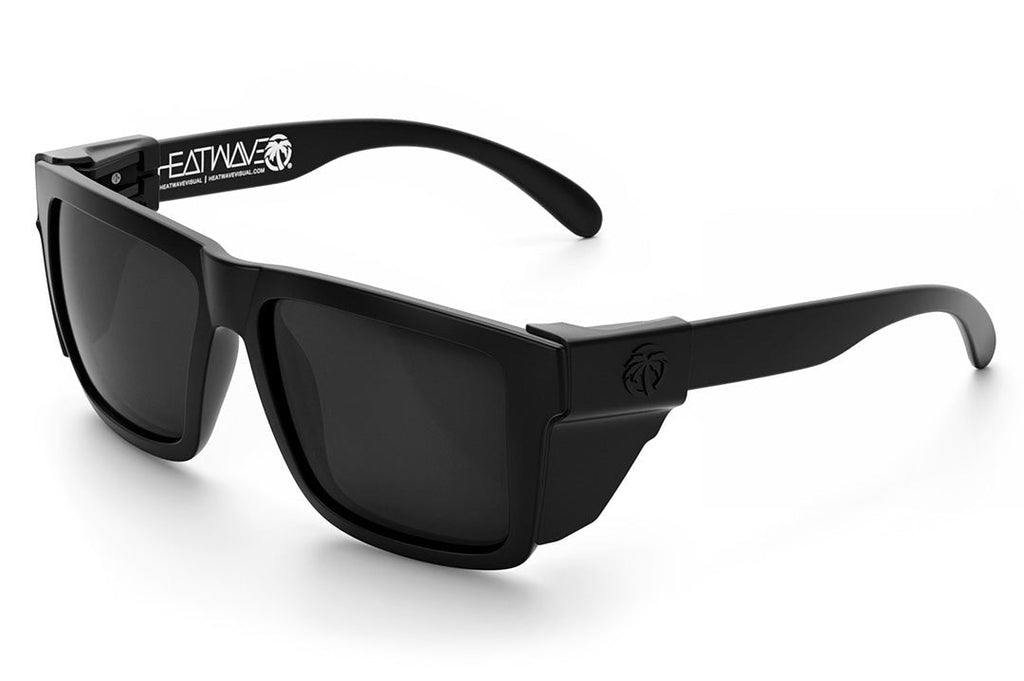 XL VISE Z87 Sunglasses Black Frame: Black Lens