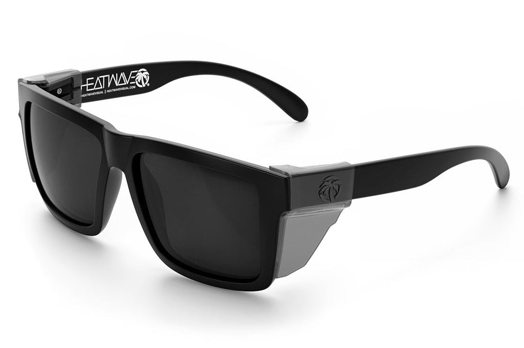 XL VISE Z87 Sunglasses Black Frame: Black Lens