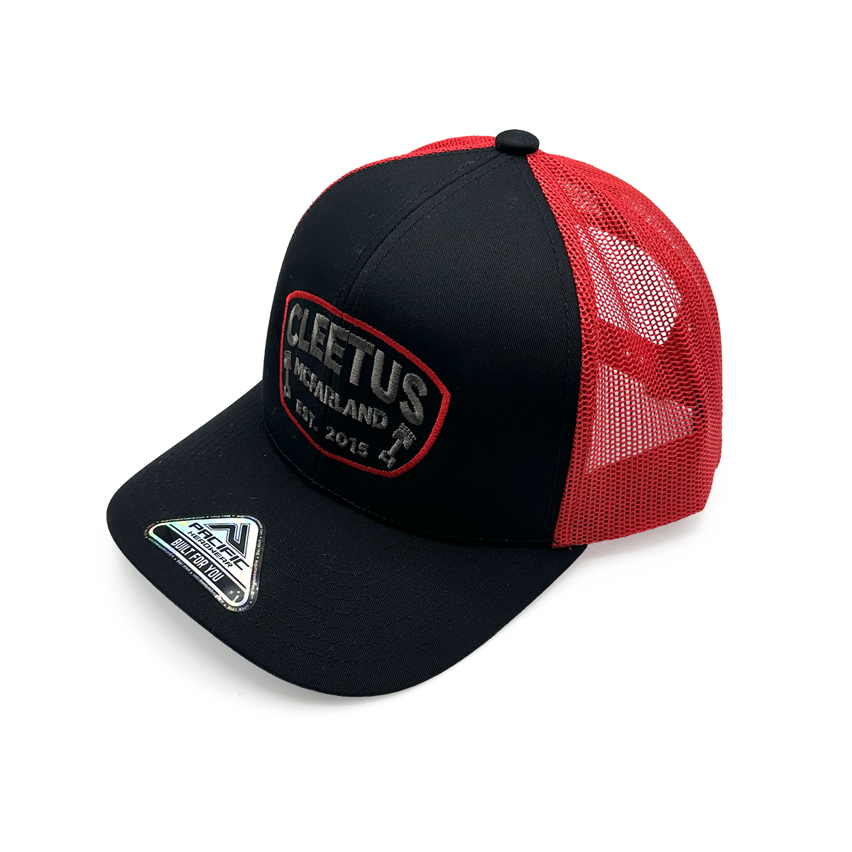 Est. 2015 Black & Red Cleetus Hat – Cleetus Mcfarland