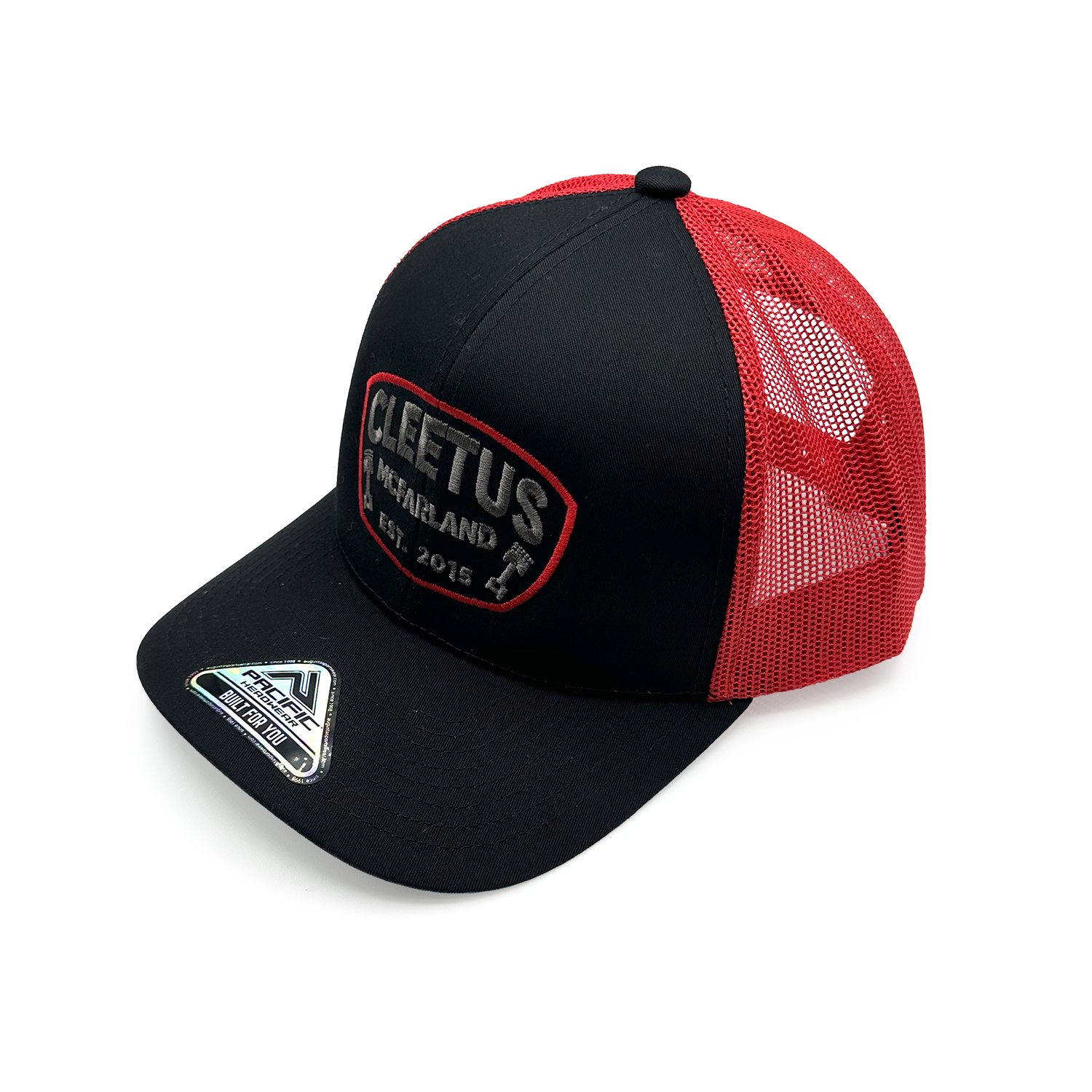 Est. 2015 Black & Red Cleetus Hat