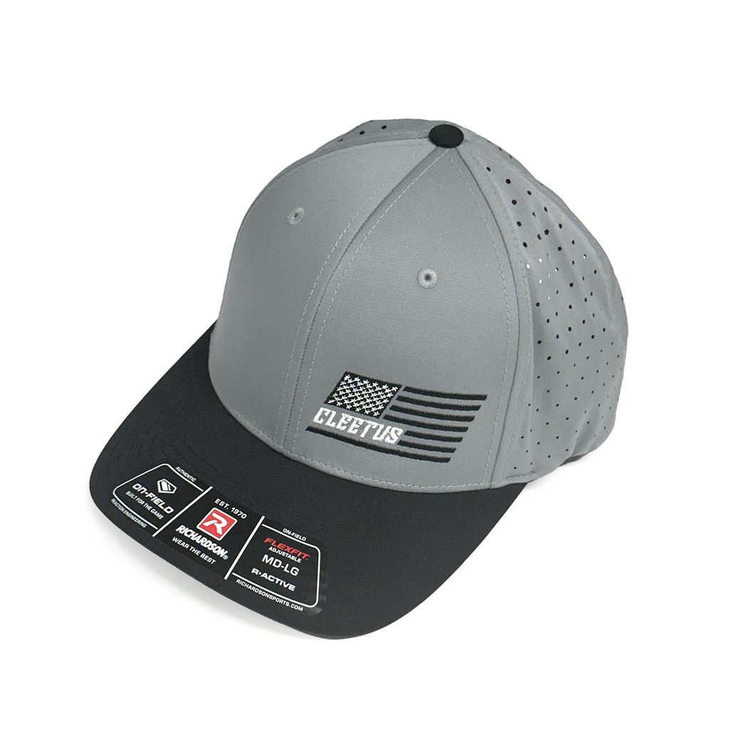 Two Tone Cleetus Machined Flag Performance Hat