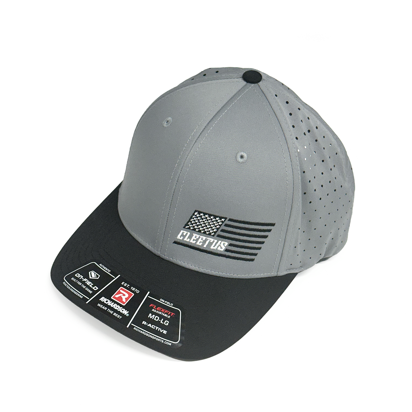 Two Tone Cleetus Machined Flag Performance Hat