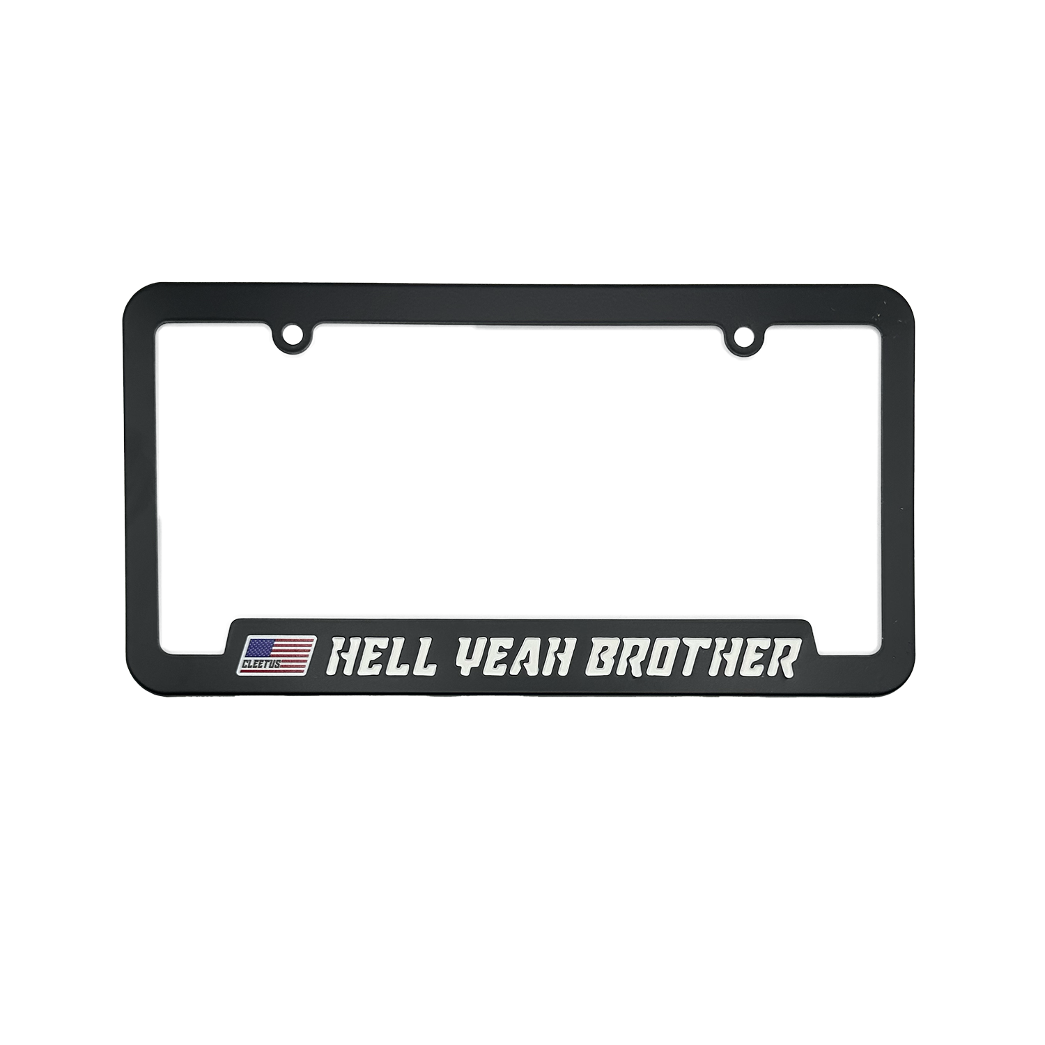 Cleetus License Plate Frame-Black
