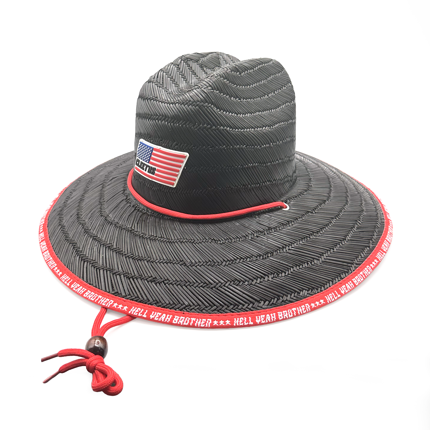 Cleetus Black Straw Hats