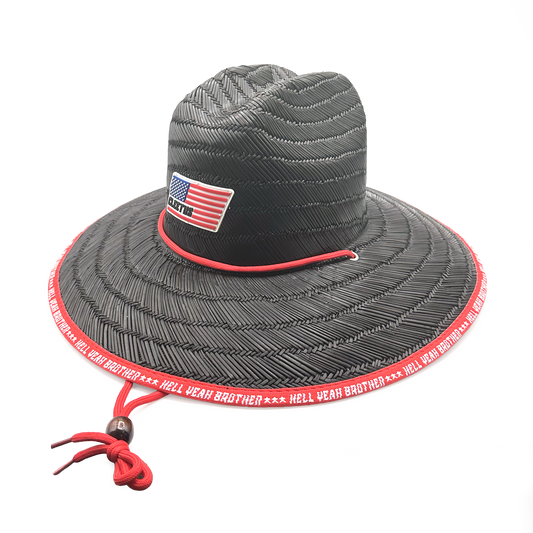 Cleetus Black Straw Hats