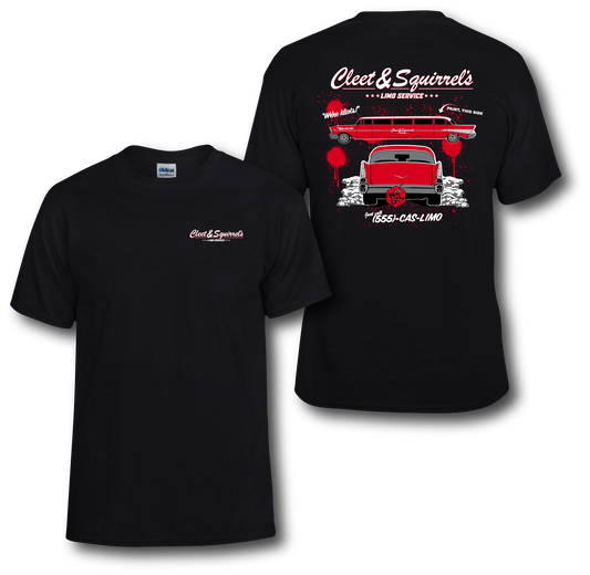 Cleet & Squirrel's Limo Service Shirt (Black or White Options)