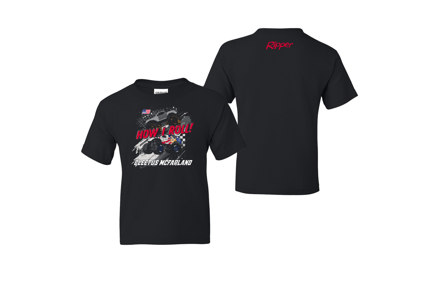 Cleetus YOUTH Monster Truck Shirt