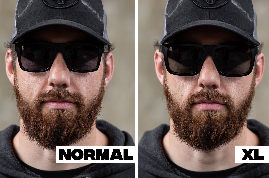 XL VISE Z87 Sunglasses Black Frame: Black Lens