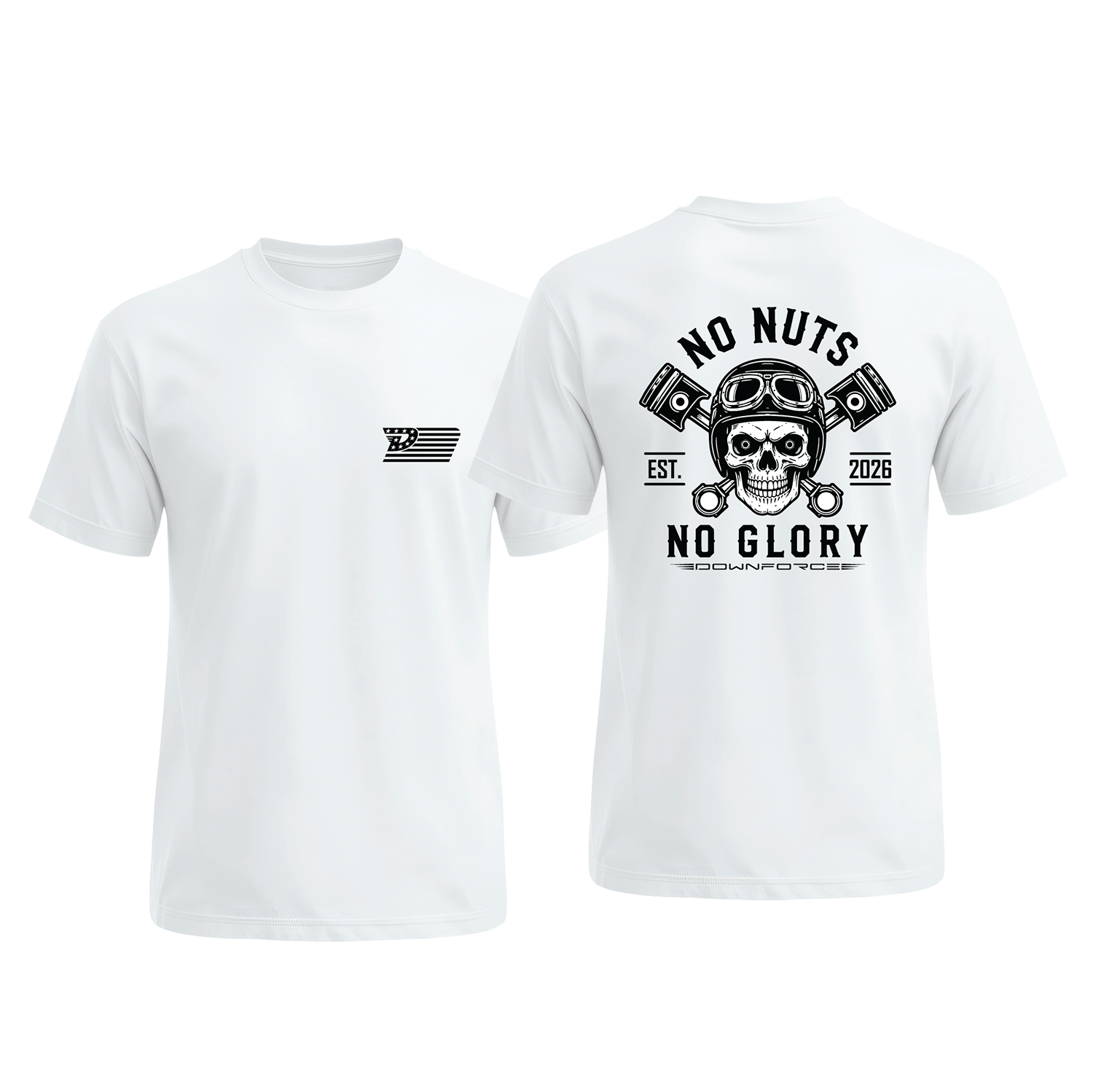 DOWNFORCE No Nuts No Glory- Shirt