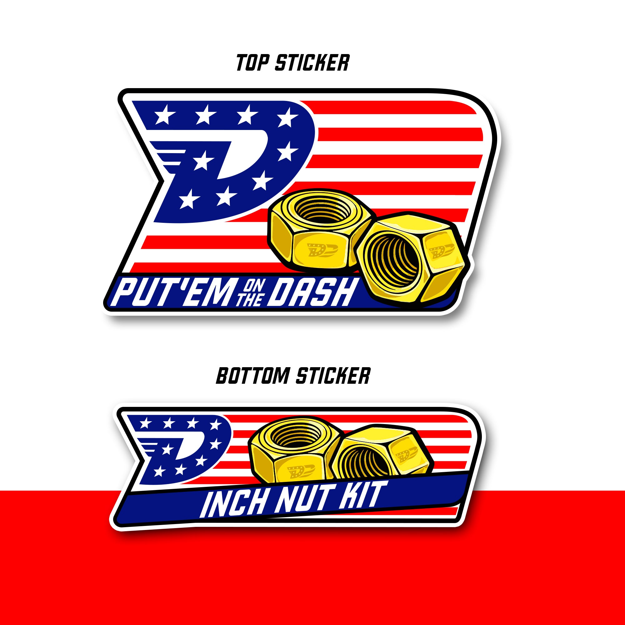 Inch Put Em’ on the Dash Nut Fastener Assortment - 600 Piece