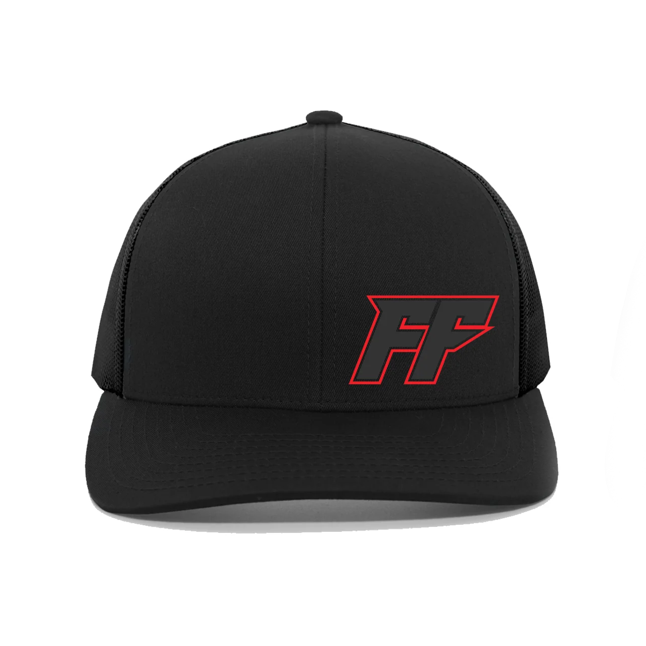 Freedom Factory Black Hat (2 options blue trim or red trim)