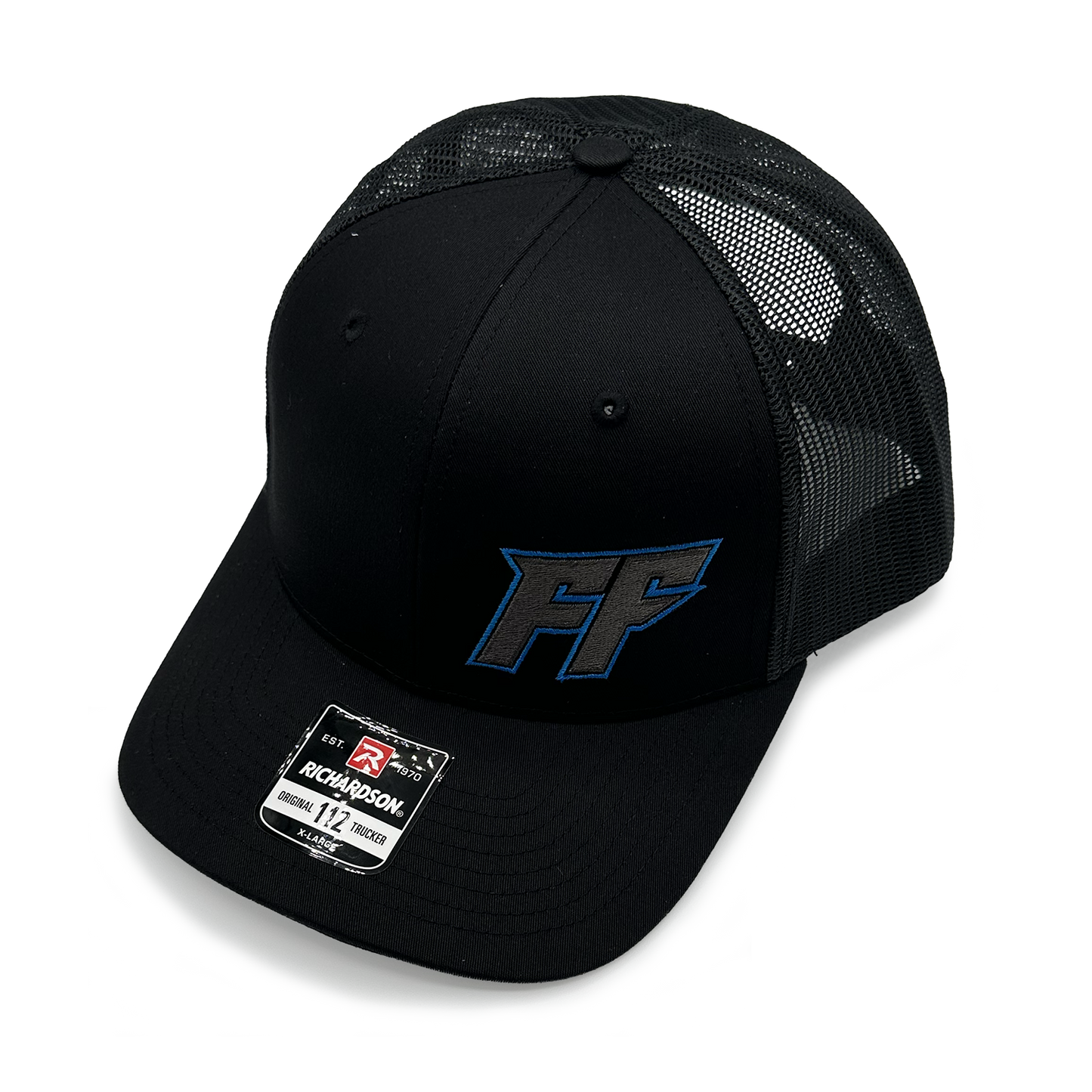 Freedom Factory Black Hat (2 options blue trim or red trim)