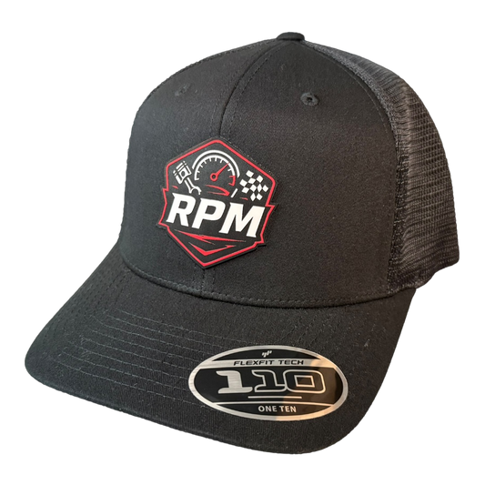 Dr. Parker's RPM Black Flexfit Hat