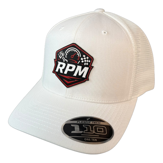 Dr. Parker's RPM White Flexfit Hat