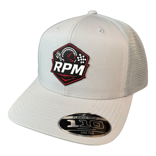 Dr. Parker's RPM Light Grey Flexfit Hat