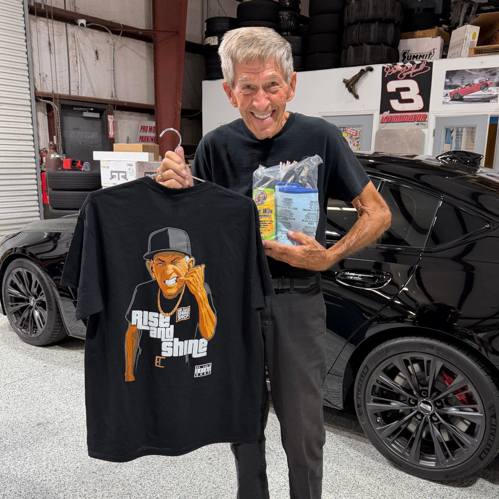 Mr. Sam's Rise and Shine Shirt and Spray Wax Bundle – Cleetus Mcfarland