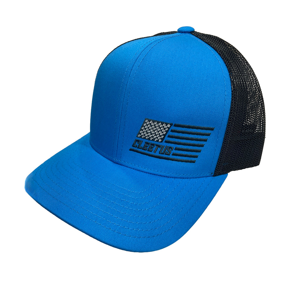 Blue Cleetus Machine Logo Snapback