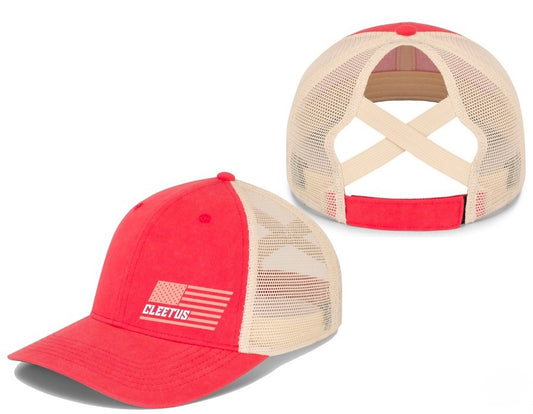 Women's Ponytail Cleetus Hats