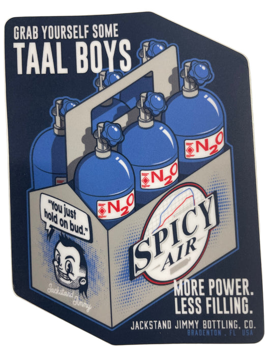 Jackstand Jimmy Taal Boys Sticker