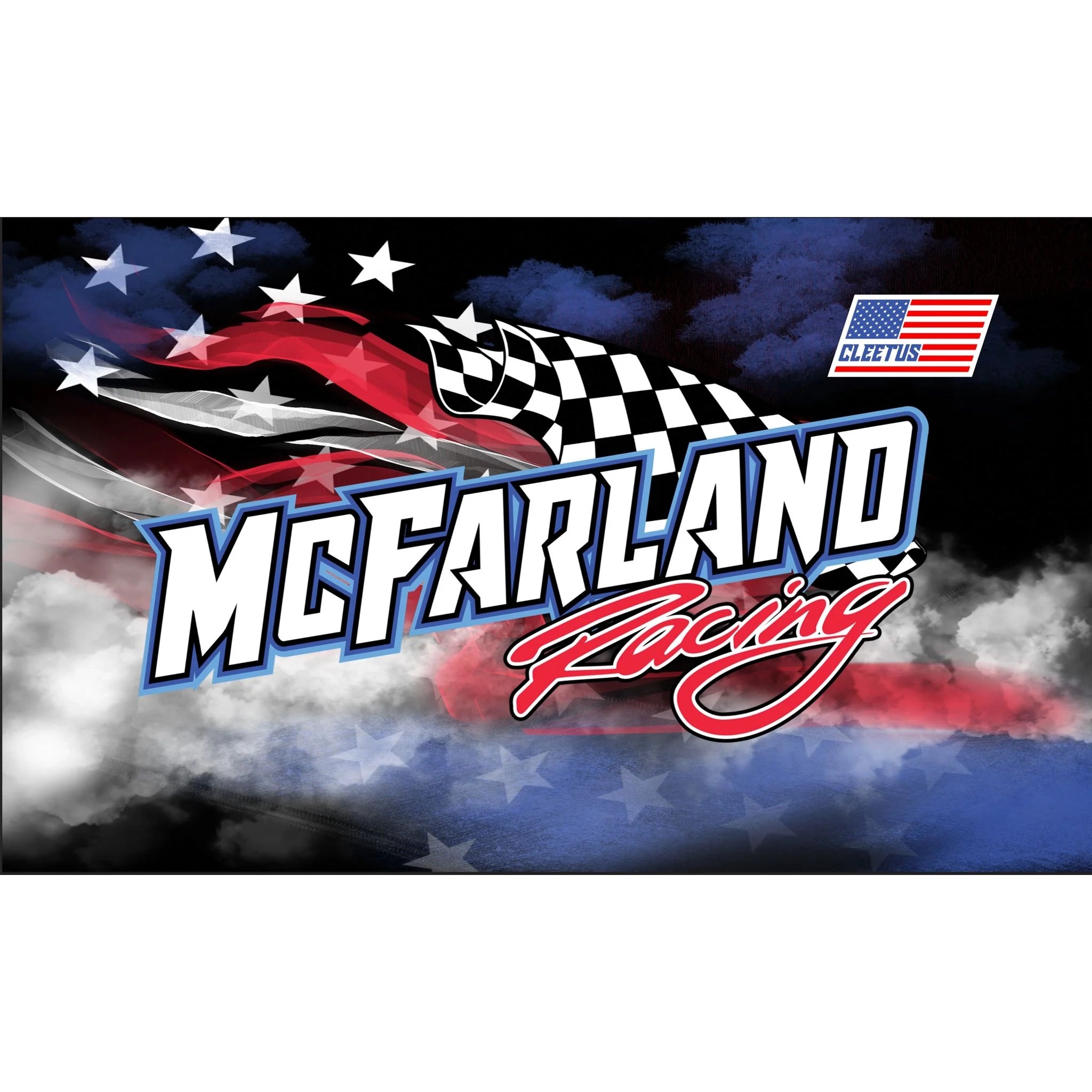 McFarland Racing Shop Flag