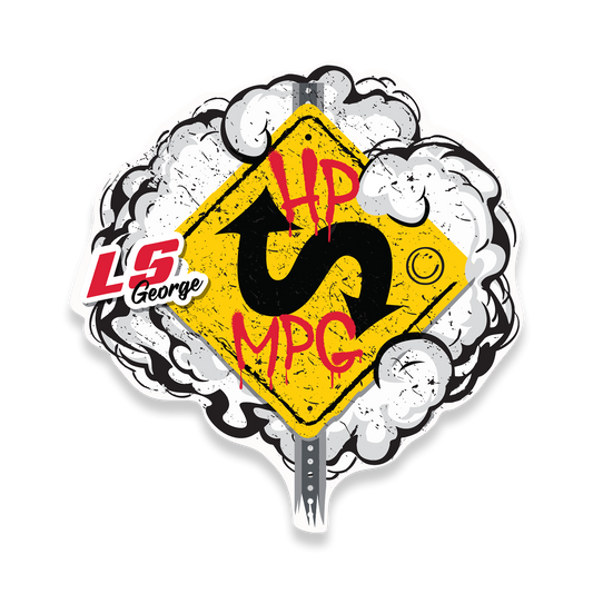 LS George HP↑ MPG↓ Sticker